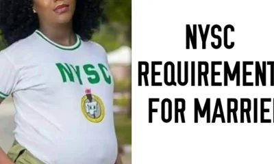 Nysc registration requirements for married women